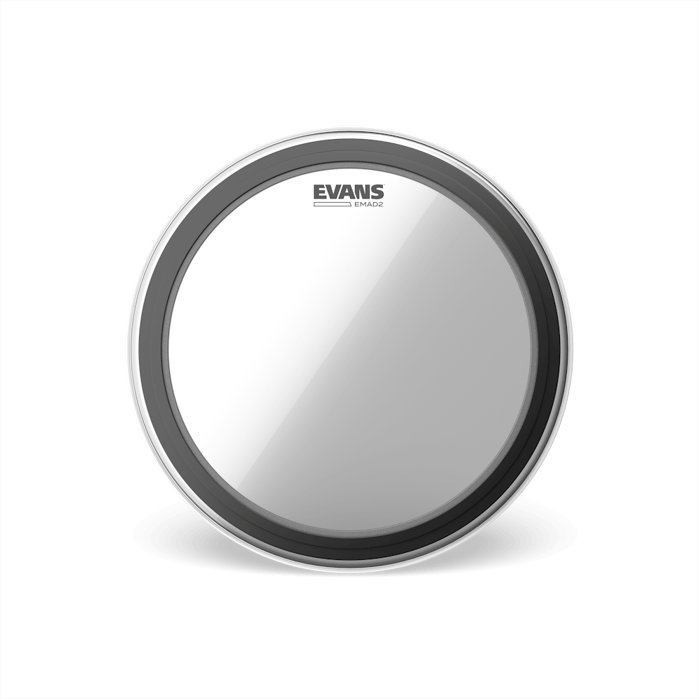 Evans EMAD2 Clear bass drum head, 22 inch