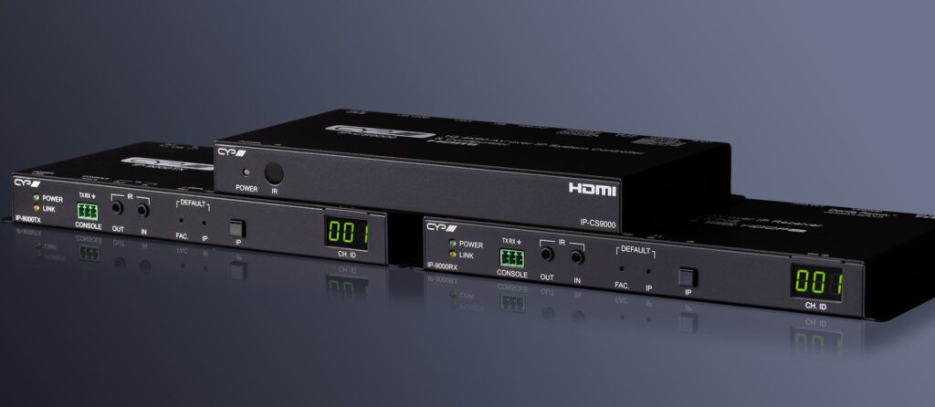 CYP IP-9000 AV over IP transmitter, receiver and controller