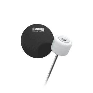 Evans EQPB1 EQ Single Pedal Patch, Black Nylon