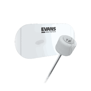 Evans EQPC2 EQ Double Pedal Patch, Clear Plastic