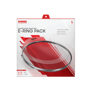 Evans ER-FUSION Fusion E-Ring Pack Includes 10x1", 12x1.5", 14x1.5", and 14x1"