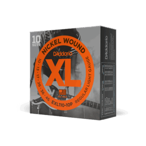 D'Addario EXL110-10P Nickel Wound Electric Guitar Strings, Regular Light, 10-46, 10 Sets