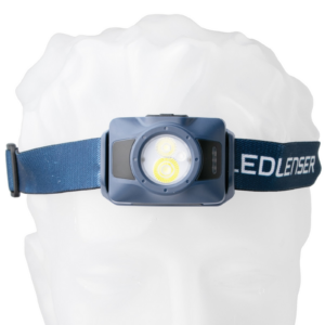 Ledlenser HF4R Rechargeable LED Head Torch (650 Lumens, Smoky Blue)