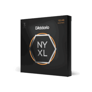 D'Addario NYXL1046-3P Nickel Wound Electric Guitar Strings, Regular Light, 10-46, 3 Sets