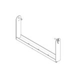 Optimal Audio UB1-B U Bracket for Cuboid 8 Loudspeaker