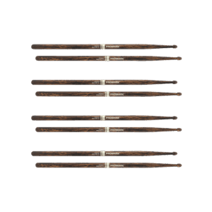 ProMark R5AFG-4P Rebound 5A FireGrain Hickory Drumstick, Acorn Wood Tip, 4-Pack