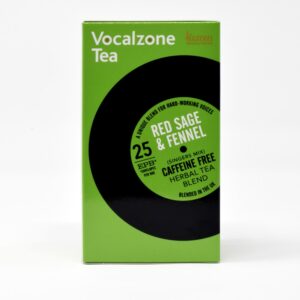 Vocalzone Tea Red Sage & Fennel, 25 Caffeine-Free Tea Bags