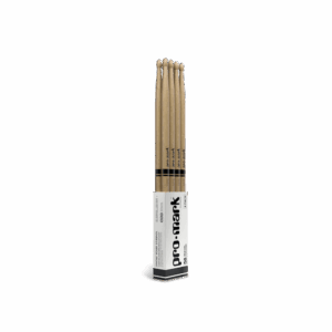 ProMark TX5BW-4P Classic Forward 5B Hickory Drumstick, Oval Wood Tip, 4-Pack