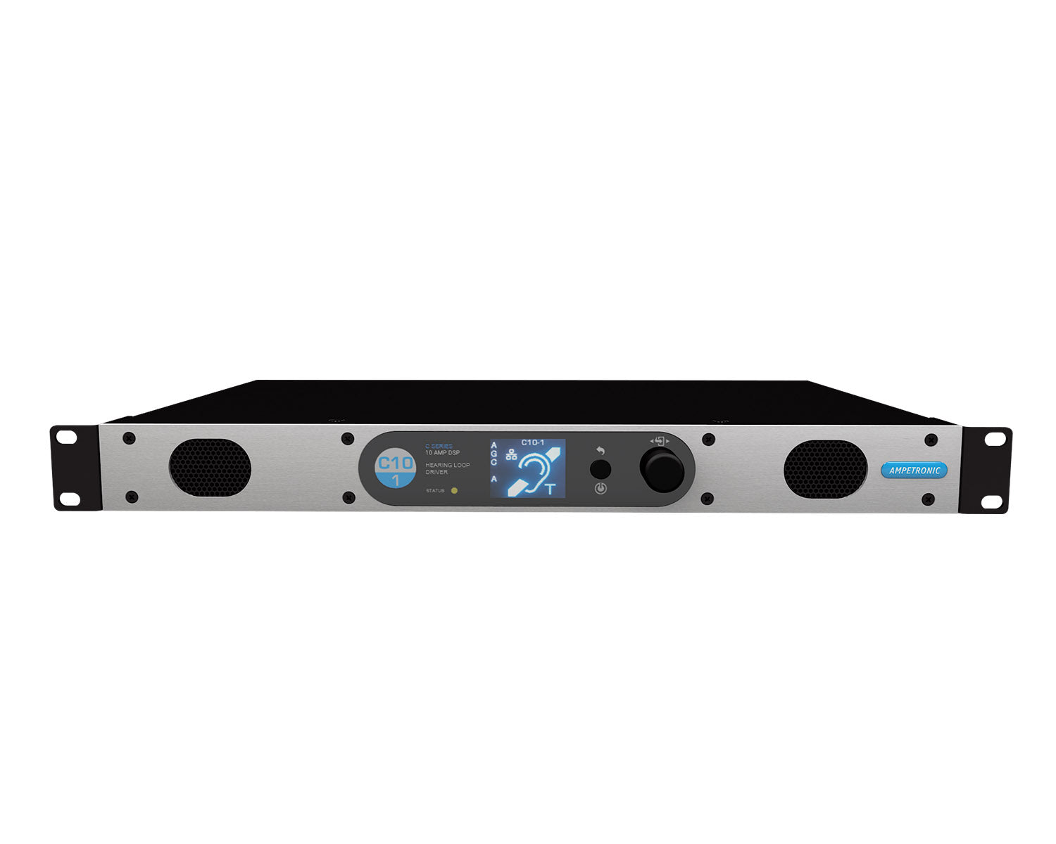 Ampetronic C10-1N Networked Perimeter Induction Loop Driver 1x10A rms 230V Ampetronic C10-1N Networked Perimeter Hearing Loop Driver 1x10A - Image 1