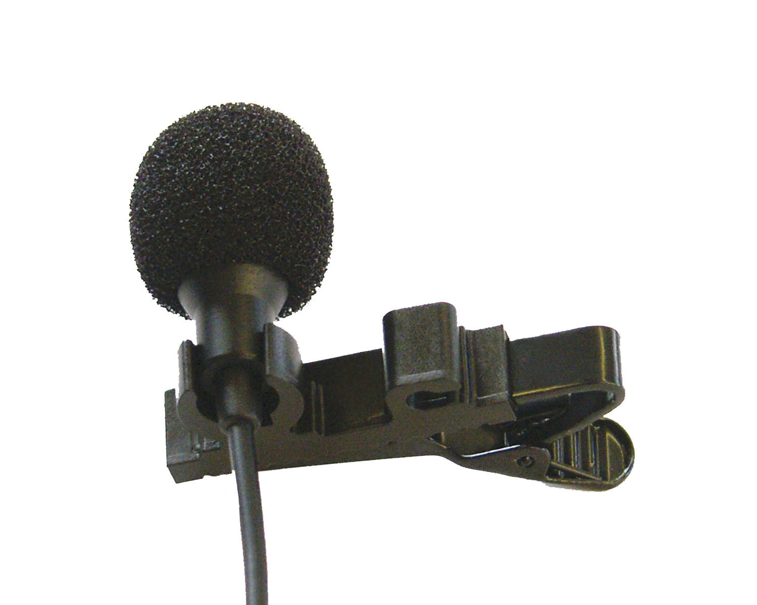 Ampetronic EM-1.2 Tie Clip Style Mic Black with 3m Cable Ampetronic EM-1.2 Tie-Clip Microphone with 3m Cable Black - Image 1
