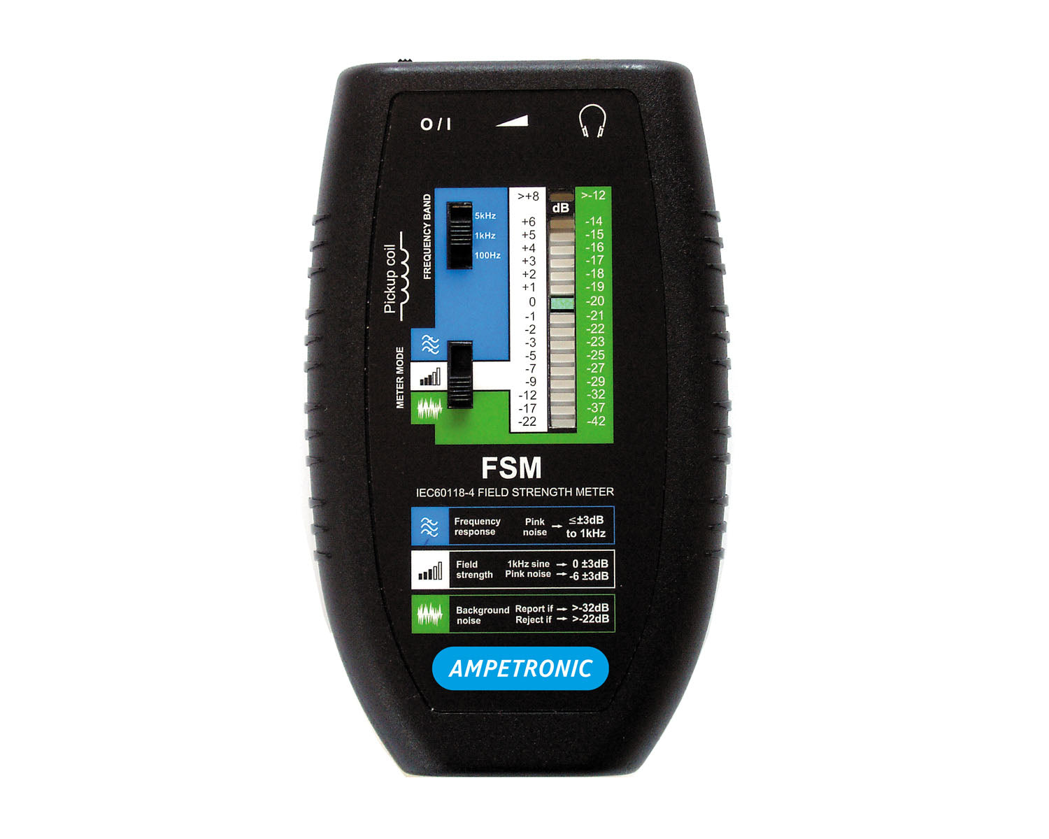 Ampetronic FSM Field Strength Meter Measuring Device Ampetronic FSM Hearing Loop Field Strength Meter - Image 1