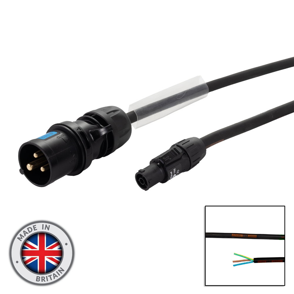 Elumen8 3m 16A IP44 Male – PowerTwist TR1 IP65 – 2.5mm H07RN-F Elumen8 3m 16A IP44 Male – PowerTwist TR1 IP65 – 2.5mm H07RN-F - Image 1