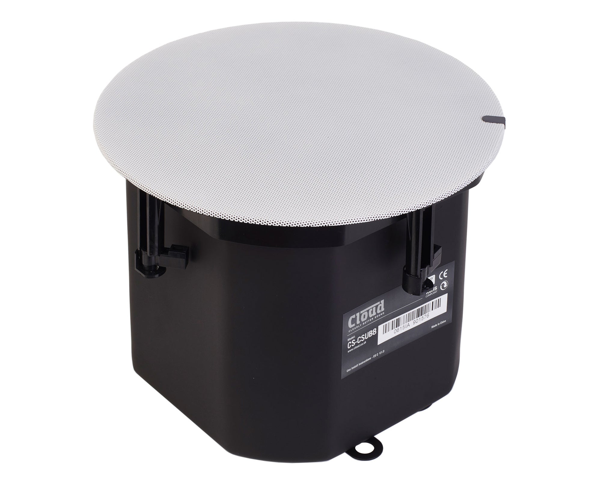 Cloud CS-CSUB8W 8" In-Ceiling Subwoofer 100V/4Ω Metal Back Can White
