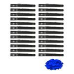Equinox Electric Confetti Cannon 50cm Blue Metallic PVC (CONF50BM) - pack of 24