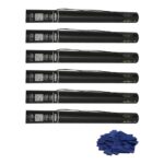 Equinox Electric Confetti Cannon 50cm Dark Blue 55mmØ (CONF50DB) - pack of 6