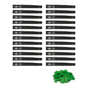 Equinox Electric Confetti Cannon 50cm Dark Green Slow-Fall Confetti (CONF50DG) - pack of 24