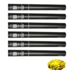 Equinox Handheld Confetti Cannon 50cm Gold Metallic - pack of 6