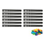 Equinox Handheld Confetti Cannon 50cm Multicoloured - pack of 12