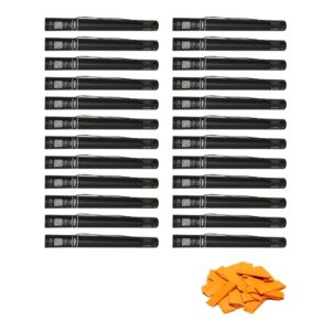 Equinox Electric Confetti Cannon 50cm Orange Slow-Fall Confetti (CONF50OR) - pack of 24