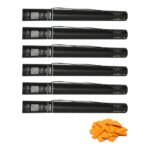 Equinox Electric Confetti Cannon 50cm Orange Slow-Fall Confetti (CONF50OR) - pack of 6