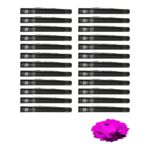 Equinox Electric Confetti Cannon 50cm Pink Metallic PVC Confetti (CONF50PM) - pack of 24