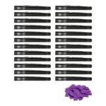 Equinox Electric Confetti Cannon 50cm Purple Slow-Fall Confetti (CONF50PU) - pack of 24