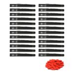 Equinox Electric Confetti Cannon 50cm Red Slow-Fall Confetti (CONF50R) - pack of 24