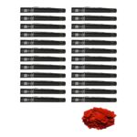 Equinox Electric Confetti Cannon 50cm Red Metallic PVC 55mmØ (CONF50RM) - pack of 24