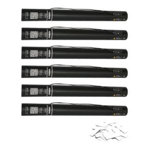 Equinox Electric Confetti Cannon 50cm White 55mmØ (CONF50W) - pack of 6