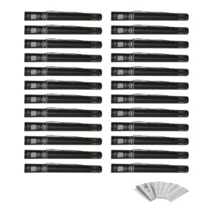 Equinox Electric Confetti Cannon 50cm White and Silver Metallic PVC (CONF50WS) - pack of 24
