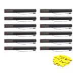 Equinox Electric Confetti Cannon 50cm Yellow Slow-Fall Confetti (CONF50Y) - pack of 12