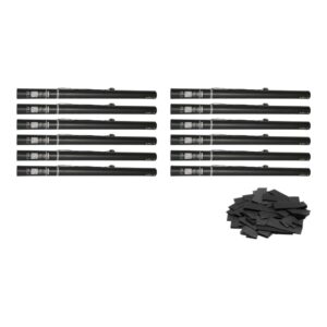 Equinox Electric Confetti Cannon 80cm Black 55mmØ (CONF80BLK) - pack of 12