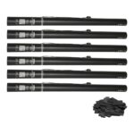 Equinox Electric Confetti Cannon 80cm Black 55mmØ (CONF80BLK) - pack of 6