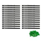Equinox Electric Confetti Cannon 80cm Dark Green 55mmØ (CONF80DG) - pack of 24