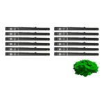Equinox Electric Confetti Cannon 80cm Green Metallic PVC 55mmØ (CONF80GM) - pack of 12