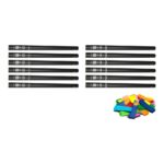 Equinox Handheld Confetti Cannon 80cm Multicoloured - pack of 12