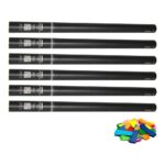 Equinox Handheld Confetti Cannon 80cm Multicoloured - pack of 6