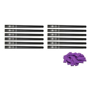 Equinox Handheld Confetti Cannon 80cm Purple - pack of 12