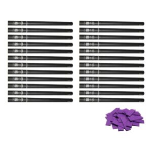 Equinox Handheld Confetti Cannon 80cm Purple - pack of 24