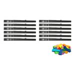Equinox Electric Confetti Cannon 80cm Multicoloured 55mmØ (CONF80MU) - pack of 12