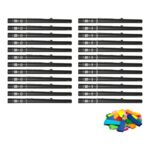 Equinox Electric Confetti Cannon 80cm Multicoloured 55mmØ (CONF80MU) - pack of 24