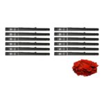 Equinox Electric Confetti Cannon 80cm Red Metallic PVC Pre-Filled (CONF80RM) - pack of 12