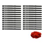 Equinox Electric Confetti Cannon 80cm Red Metallic PVC Pre-Filled (CONF80RM) - pack of 24