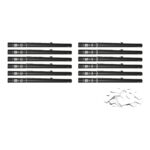 Equinox Electric Confetti Cannon 80cm White Slow-Fall Pre-Filled (CONF80W) - pack of 12