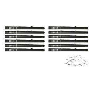 Equinox Electric Confetti Cannon 80cm White Slow-Fall Pre-Filled (CONF80W) - pack of 12