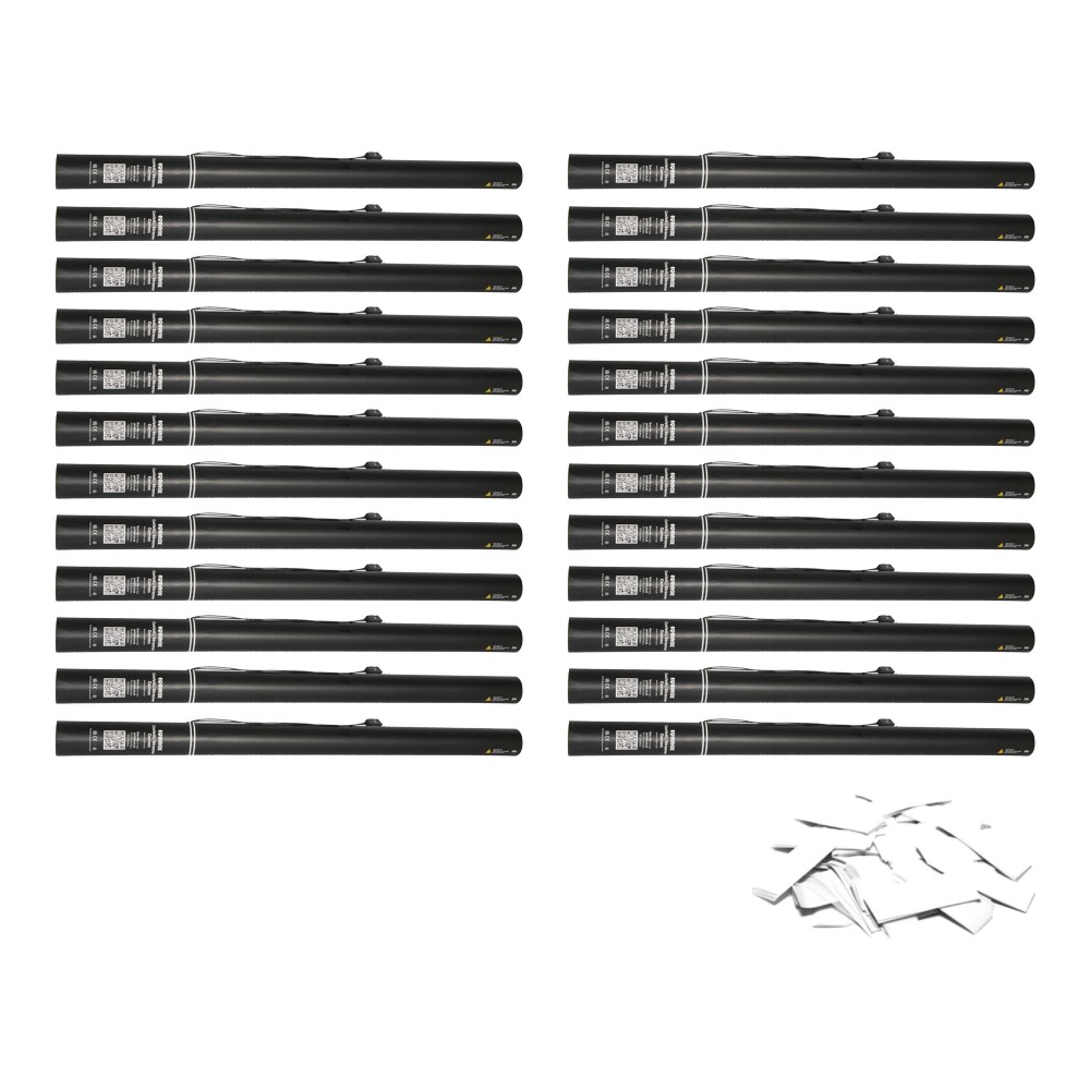 Equinox Electric Confetti Cannon 80cm White Slow-Fall Pre-Filled (CONF80W) (Pack of 24) Equinox Electric Confetti Cannon 80cm White Slow-Fall Pre-Filled (CONF80W) - pack of 24