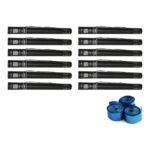 Equinox Electric Streamer Cannon 50cm Blue Metallic - pack of 12