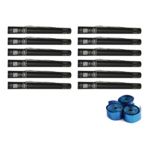 Equinox Electric Streamer Cannon 50cm Blue Metallic - pack of 12
