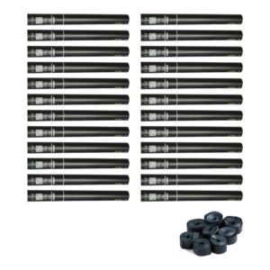 Equinox Handheld Streamer Cannon 50cm Black - pack of 24