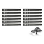 Equinox Handheld Streamer Cannon 50cm Silver Metallic - pack of 12